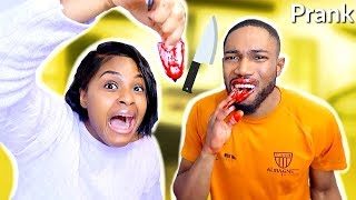 JE FAIS CROIRE À MA COPINE QUE JE ME TRANCHE LA LANGUE ( PRANK )⎪D&B FOREVER