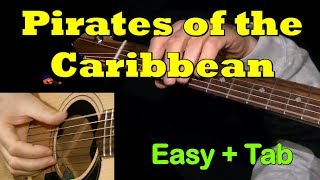 PIRATES OF THE CARIBBEAN: Easy Guitar Lesson + TAB | GuitarNick.com