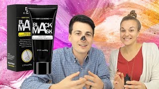 Nimiah Blackhead Remover Mask w/ Activated Charcoal Peel Off Mask Review