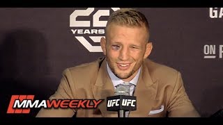 UFC 227: TJ Dillashaw Post-Fight Press Conference  (FULL)