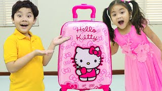 Annie and Sammy Pretend Play Children Play Date with Fun Toys for Kids