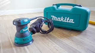 MAKITA RANDOM ORBITAL SANDER // UNBOXING & TEST