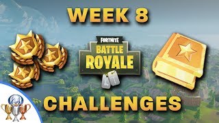 Fortnite - All Week 8 Challenges - Search Between 3 Boats, Dance on 3 Different Dance Floors & More