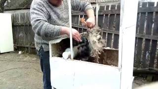 щипаю  утку в своей   перосъёмной машине  сделано своими  руками