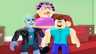 Zombik ve Steve Büyükanne'den Kaçış ? - Roblox