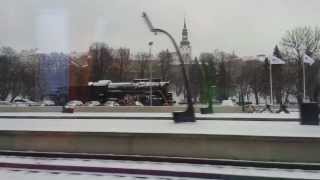 Прибытие в Таллинн, Балтийский Вокзал  Эстония / Arrival to Tallinn, Estonia, Baltic Station