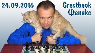 Сергей Шипов играет в блиц! Турнир Crestbook/КС + Феникс 24.09.2016