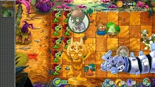 Plants vs Zombies 2 - Unfinished Jurassic Marsh Zomboss (Demo Beta #1)