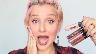 אתגר: איפור מלא רק משפתונים נוזליים Full Face Using Only LIQUID LIPSTICKS