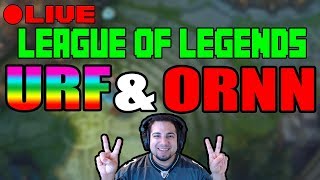 URF AND NEW CHAMPION ORNN 2017 | LEAGUE OF LEGENDS | PBE PATCH 7.17 | KOBE LOL | 8-9-2017