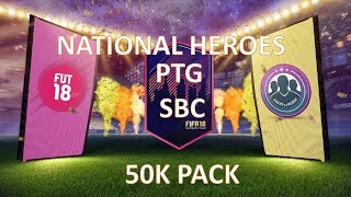 NATIONAL HEROES SBC - PATH TO GLORY (PTG) - FIFA 18 ULTIMATE TEAM