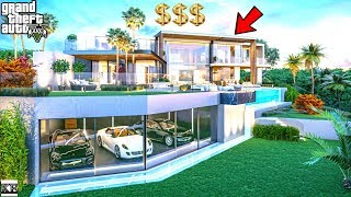 GTA 5- *New* Most Expensive Family Mansion Ever! (GTA 5 Real Life Mods SS10 #67)