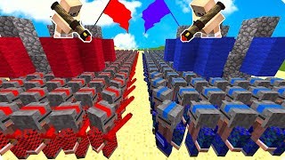 1000 РЫЦАРЕЙ ПРОТИВ НУБИКА В МАЙНКРАФТ! РОЛЕВАЯ ИГРА АРЕНА МОБОВ!