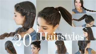 20 "5-MINUTEN-FRISUREN" - schnell & einfach ⎮ für Schule/Alltag
