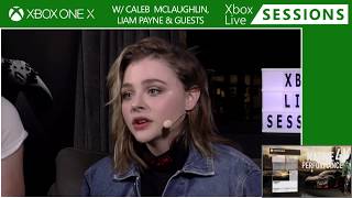 Chloë Grace Moretz and Brooklyn Beckham playing Forza Motorsports 7