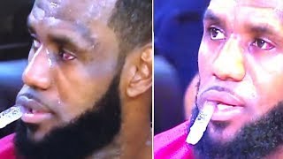 Draymond Green POKES Lebron James In The EYE Then Cusses Him Out! | NBA Finals 2018