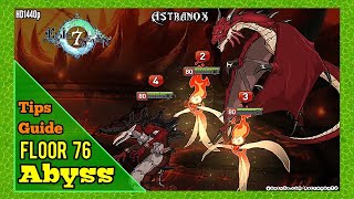 EPIC SEVEN Abyss Floor 76 Ruby Wyvern Boss [Team Silk Kluri Angelica Bellona] Epic 7 Guide Tips
