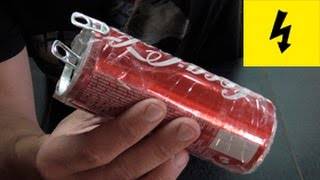бесплатное электричество! электрическая банка шокер !!!! the shock of cans of Cola