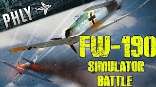 War Thunder Fw-190 Simulator Battle - With KRAUT