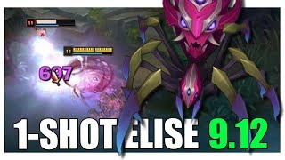 How 2 Carry as Elise Jungle in Patch 9.12 - Full Gameplay Commentary