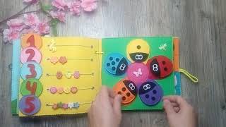 Развивающая КНИЖКА из фетра!!! Книжка из фетра своими руками. Quiet Book. Busy Book. Travel Book.