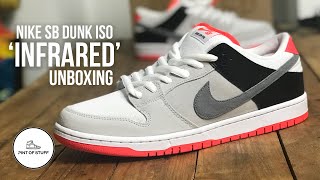 BACK TO THE 90s - Nike SB Dunk Low ISO "Infrared" Sneaker Unboxing