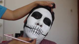 MAQUILLAJE PARA HALLOWEEN| CALAVERA| HOMBRES ?SKULL MAKEUP FOR MEN ?Maglambymaleisa