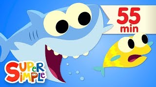 Baby Shark - featuring Finny The Shark | + More Kids Songs | Super Simple Songs