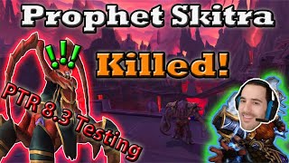 ⚡ PTR 8.3 Raid Testing The Profit Skitra Kill ? 8/8M Battle Shaman PoV  ❄️