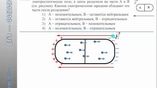 ЕГЭ физика A13. Проводник в электрическом поле.
