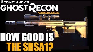 GHOST RECON WILDLANDS - The SRSA1 Sniper Rifle Bullet Drop Test!