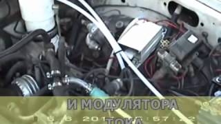видео установки генератора газа брауна на автомобиль