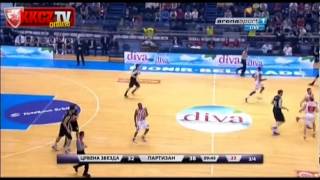Crvena zvezda Telekom : Partizan 67:77 | Ceo meč [Superliga 2. kolo | 3.4.2013]