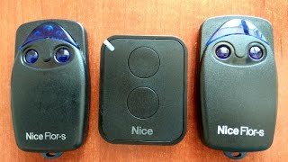 Программирование пультов Nice (Найс) Flor-s Era-Flor без доступа к приемнику