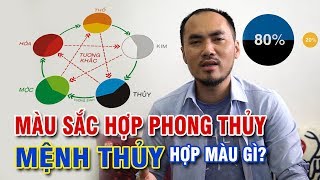 Mệnh thủy hợp màu gì | Kỵ màu gì | Màu sắc phong thủy | Trong thiết kế logo & thiết kế nội thất