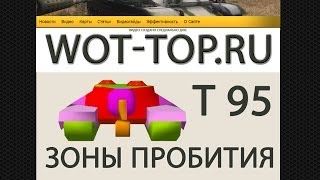 Пробитие Т95 - Видео гайд куда пробивать Т95 World Of Tanks