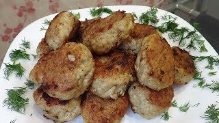 Домашние котлеты пышные и сочные