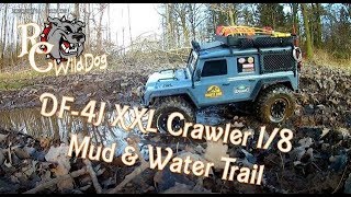 RC Mali DF-4J xxl Crawler 1/8 Mud and Water Paradise Trail