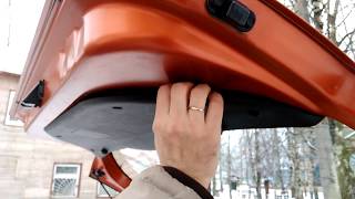 Kia Picanto 2009 лампочка подсветки номера замена. /3