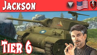 Jackson Full Tank Review Tier 6 American TD ||WOT Blitz||