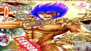 Cancer Death Mask naked tribute , Saint Seiya  yaoi art.