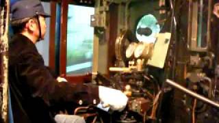 D51シミュレータで指差喚呼 steam locomotive