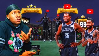 99 Overall Kevin Durant and 99 overall Kyrie on NBA 2K19! Duke Dennis and Lamonsta are DEMIGODS!
