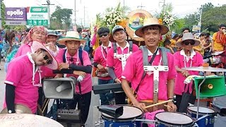 เช้านี้ แตรวง ช.คชายุทธ & แตรวงคมศร แห่สงกรานต์ @เทศบาลเมืองกาญจนบุรี 13 เม.ย.62