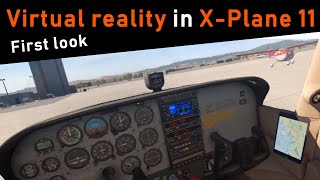 X Plane 11 Virtual Reality | First look with the Oculus Rift | It's pretty awesome