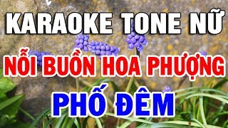 Karaoke Nhạc Vàng Xưa Hay Nhất 2020 TONE NỮ | Liên khúc Nỗi Buồn Hoa Phượng | Trọng Hiếu