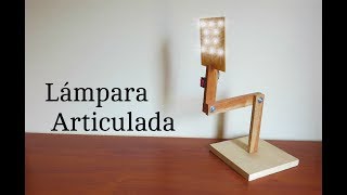 Como hacer una LAMPARA LED ARTICULADA/Ideatronic