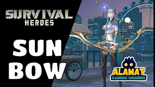 Survival Heroes Gameplay - Using Sun Bow - Solo Mode Rank #1