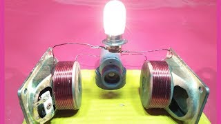 how to make free energy generator with magnet + speaker + motor electric generator new technology