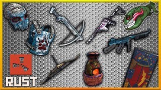 Rust Skins | Azul Thompson, ColdHunter Crossy, Frostwulf Set, Royal Furnace #123 (Rust Skin Preview)